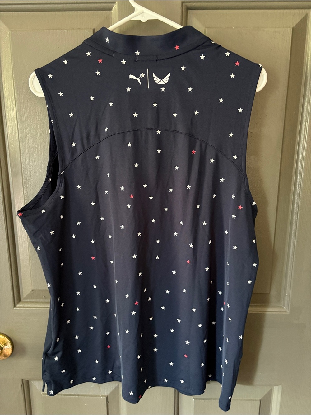 Women's Puma Golf Volition Stars Sleeveless Polo Folds of Honor NWT - Picture 4 of 4